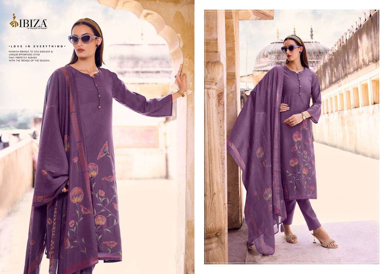 Ibiza Modern Art Viscose Musline Handwork Fancy Salwar Suit