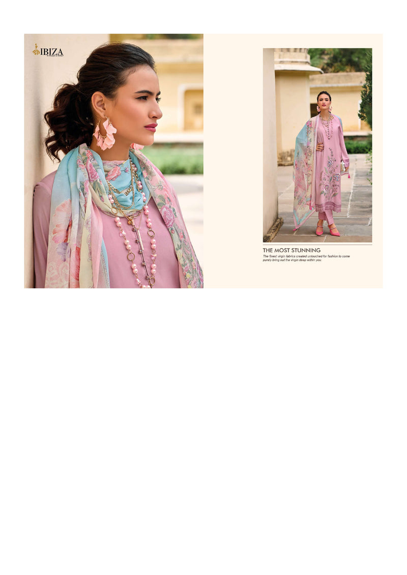 Ibiza Nayaab Viscose Musline Embroidery Work Designer Salwar Suit