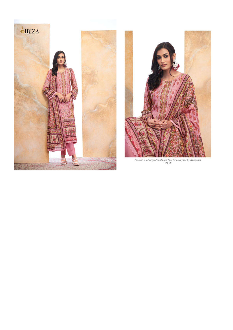 Ibiza Nigaar Bemberg Muslin Digital Print Pakistani Style Salwar Suit