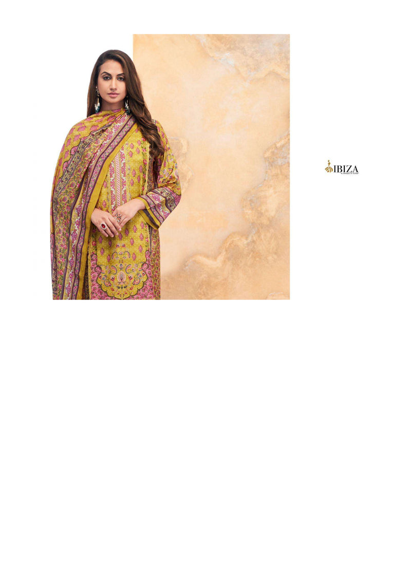 Ibiza Nigaar Bemberg Muslin Digital Print Pakistani Style Salwar Suit