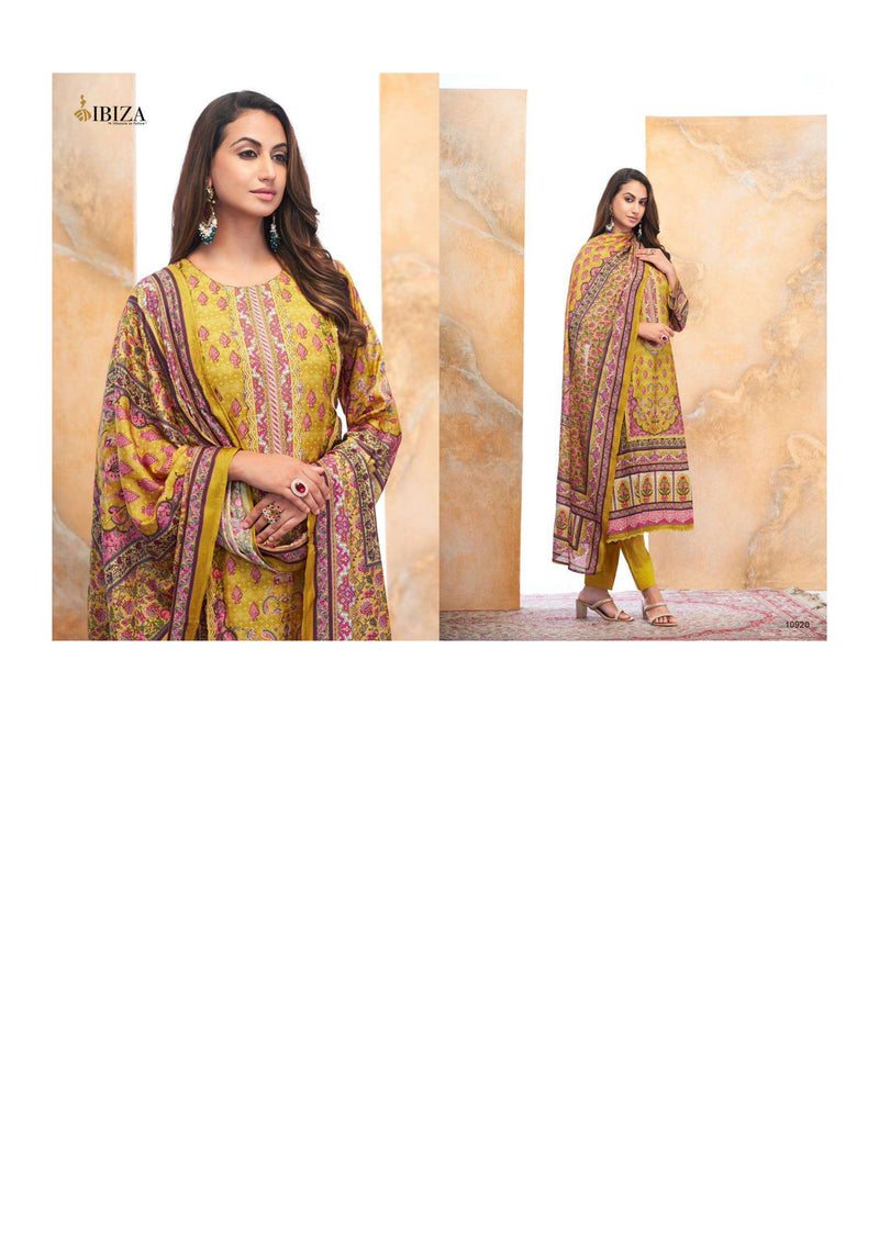 Ibiza Nigaar Bemberg Muslin Digital Print Pakistani Style Salwar Suit