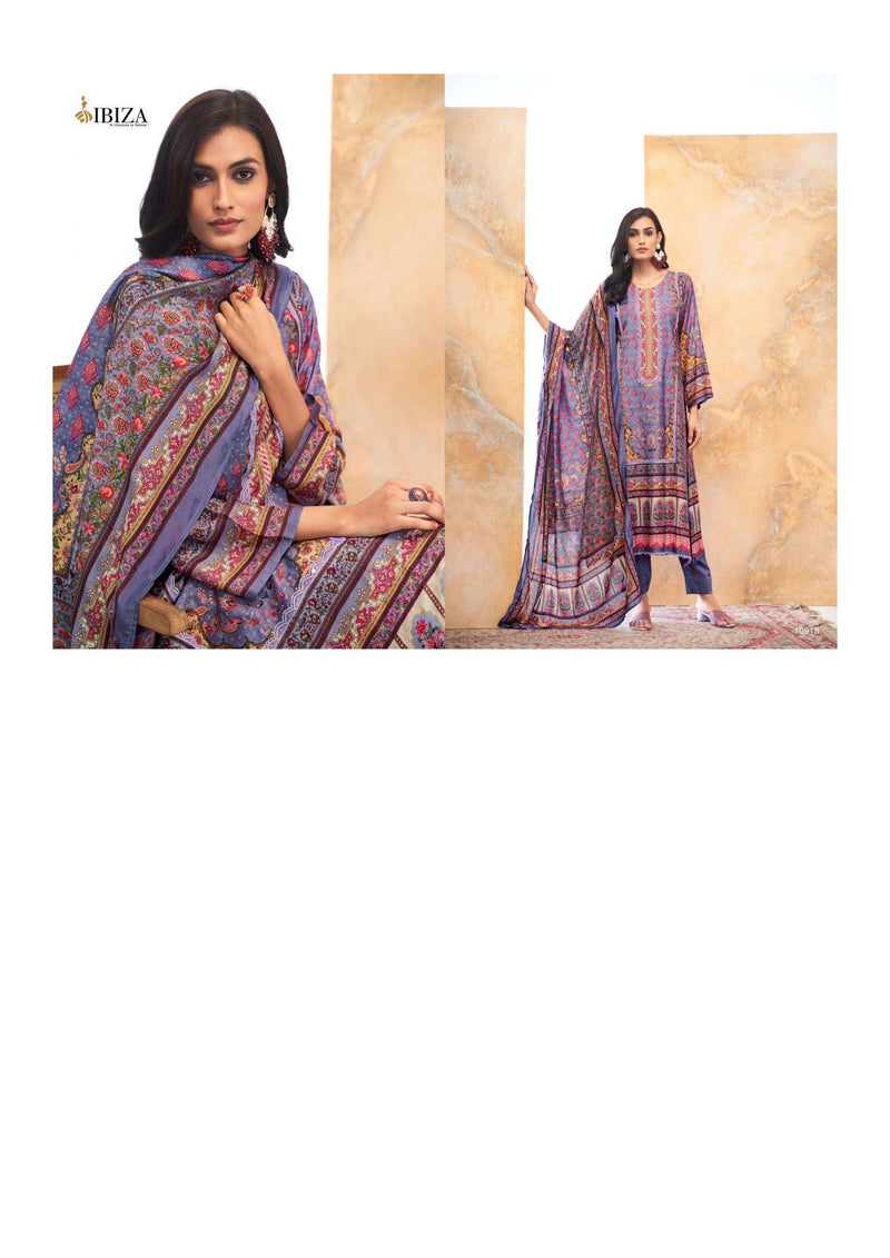 Ibiza Nigaar Bemberg Muslin Digital Print Pakistani Style Salwar Suit