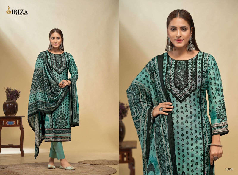 Ibiza Riyasat Vol 7 Muslin Digital Print Pakistani Less Fancy Salwar Kameez