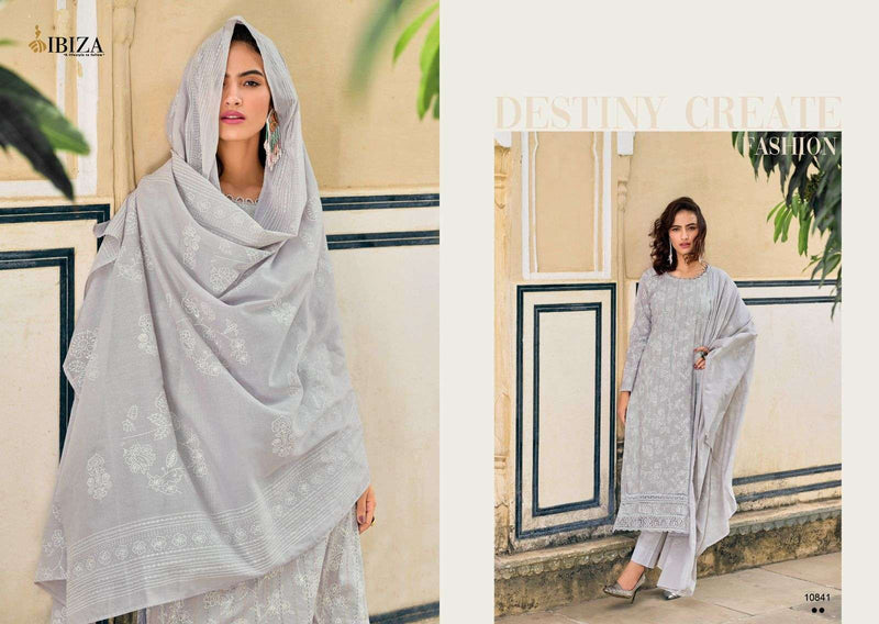 Ibiza Simayaa Lawn Cotton Fancy  Embroidery Work Designer Suit