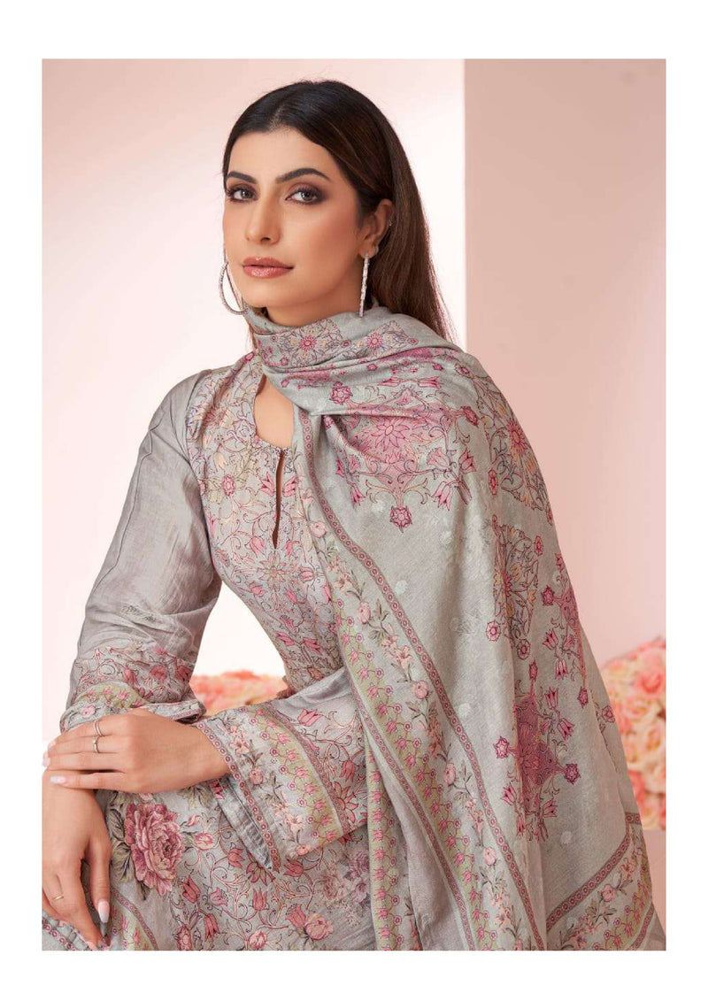 Itrana Kavita Muslin Silk Digital Print Designer Fancy Salwar Kameez