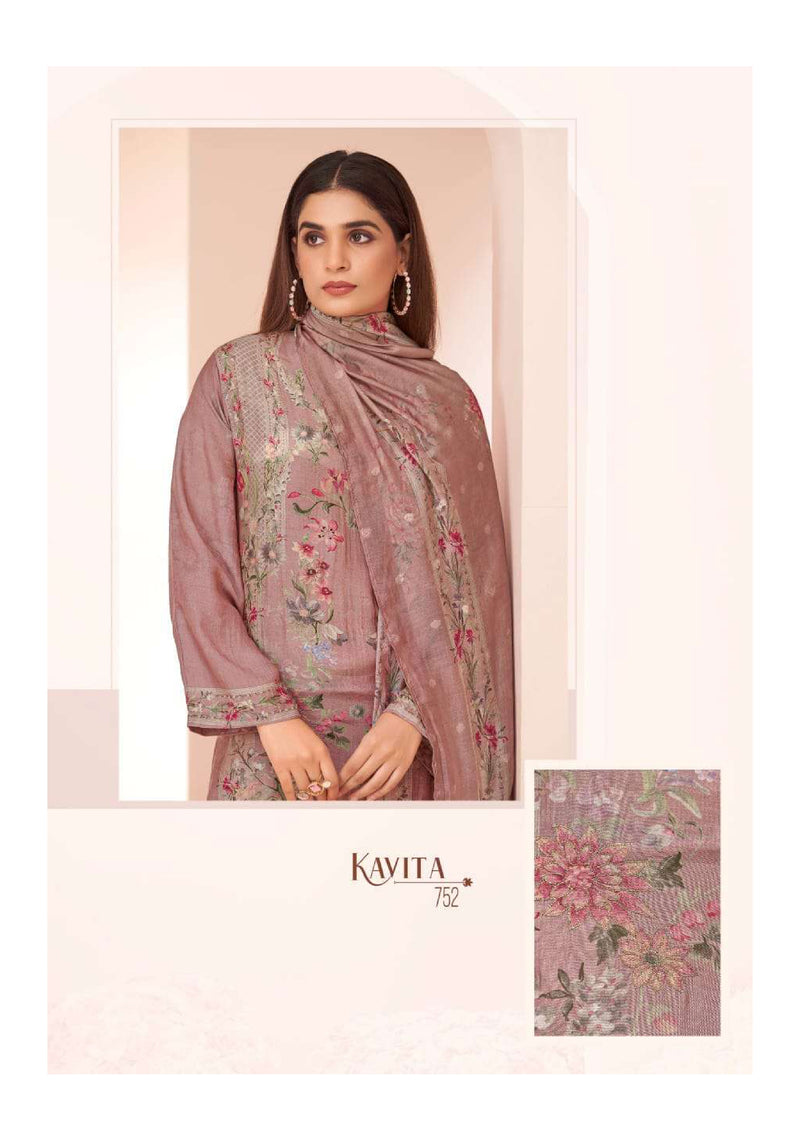 Itrana Kavita Muslin Silk Digital Print Designer Fancy Salwar Kameez