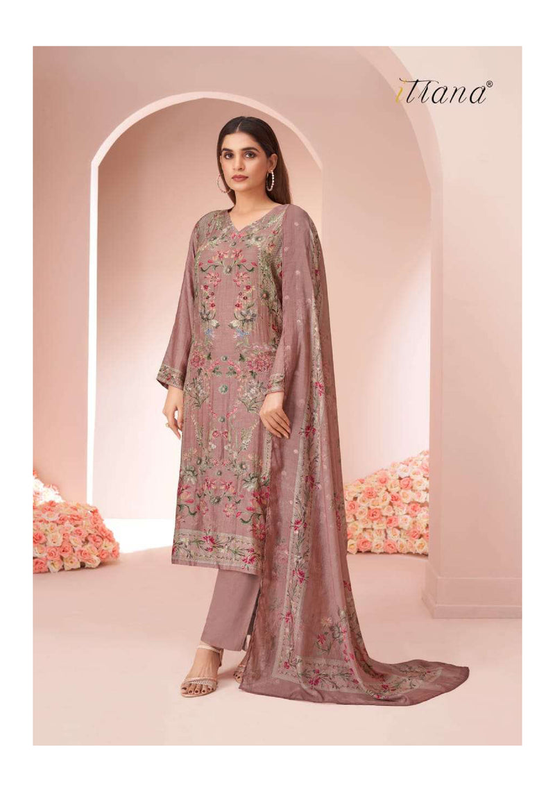 Itrana Kavita Muslin Silk Digital Print Designer Fancy Salwar Kameez