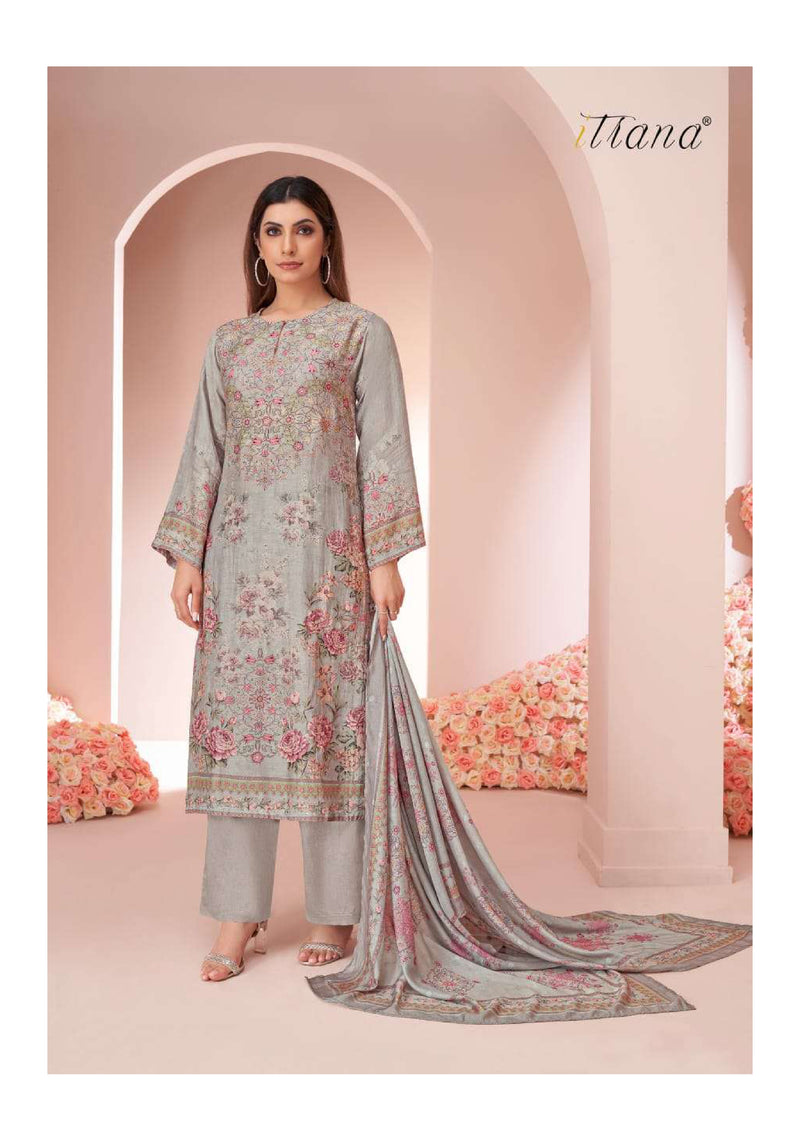 Itrana Kavita Muslin Silk Digital Print Designer Fancy Salwar Kameez