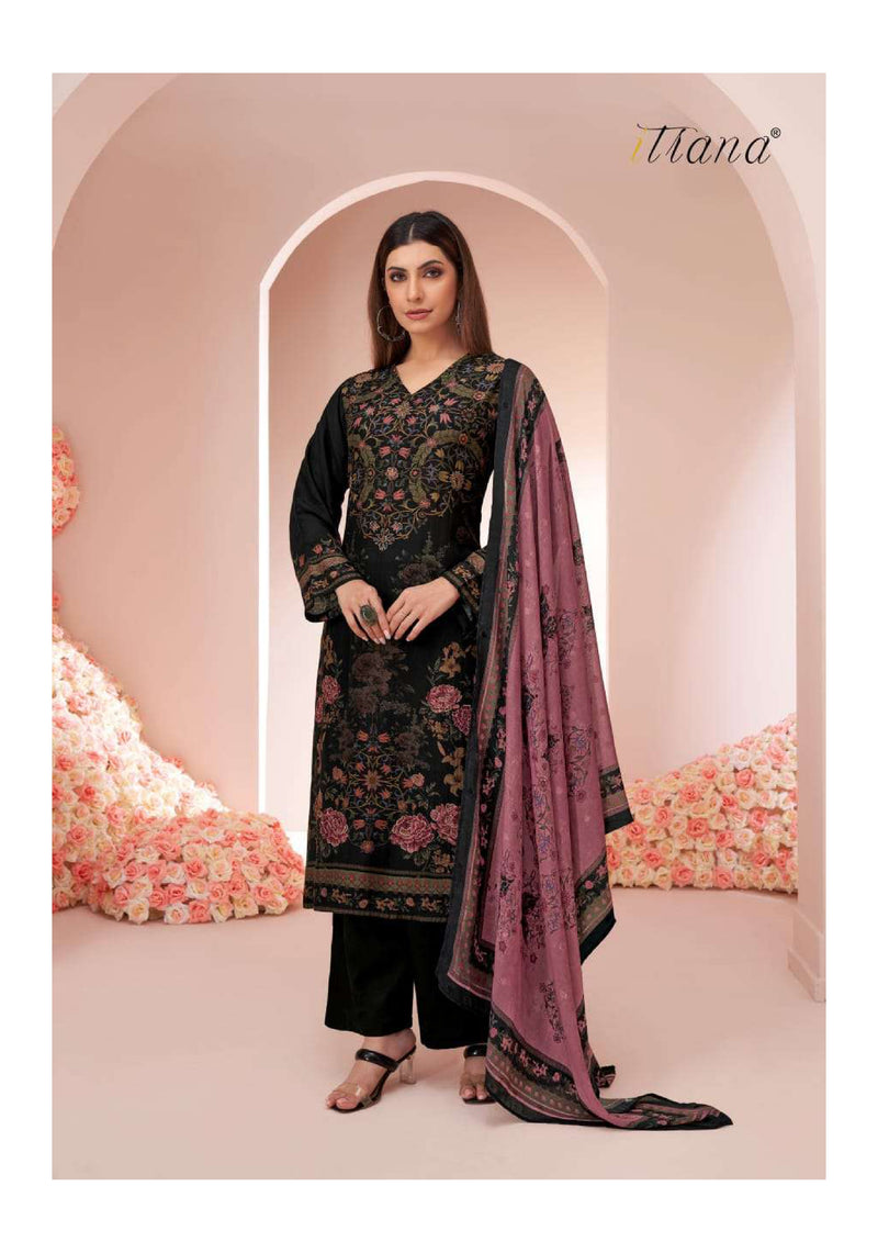 Itrana Kavita Muslin Silk Digital Print Designer Fancy Salwar Kameez