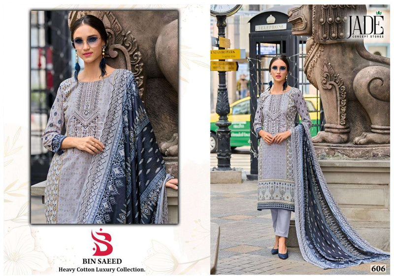 Jade Bin Saeed Heavy Cotton Luxury Collection Vol 6 Lawn Cotton Daily Wear Salwar Suit