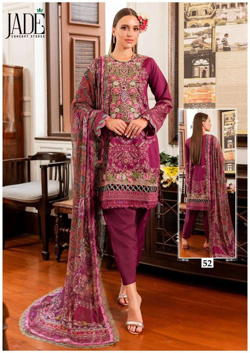 Jade Chevron Exclusive Heavy Cotton Vol 6 Designer Salwar Kameez