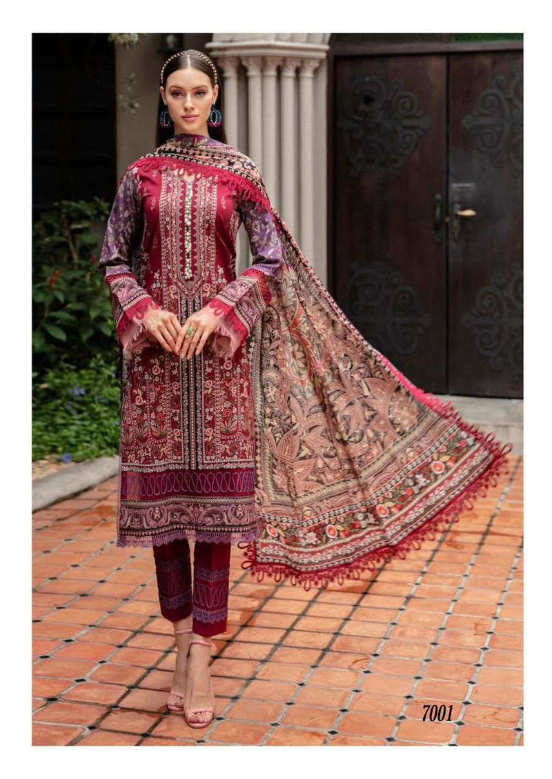 Jade Crimson Exclusive Heavy Lawn Collection Vol 7 Lawn Cotton Karachi Print Salwar Suit