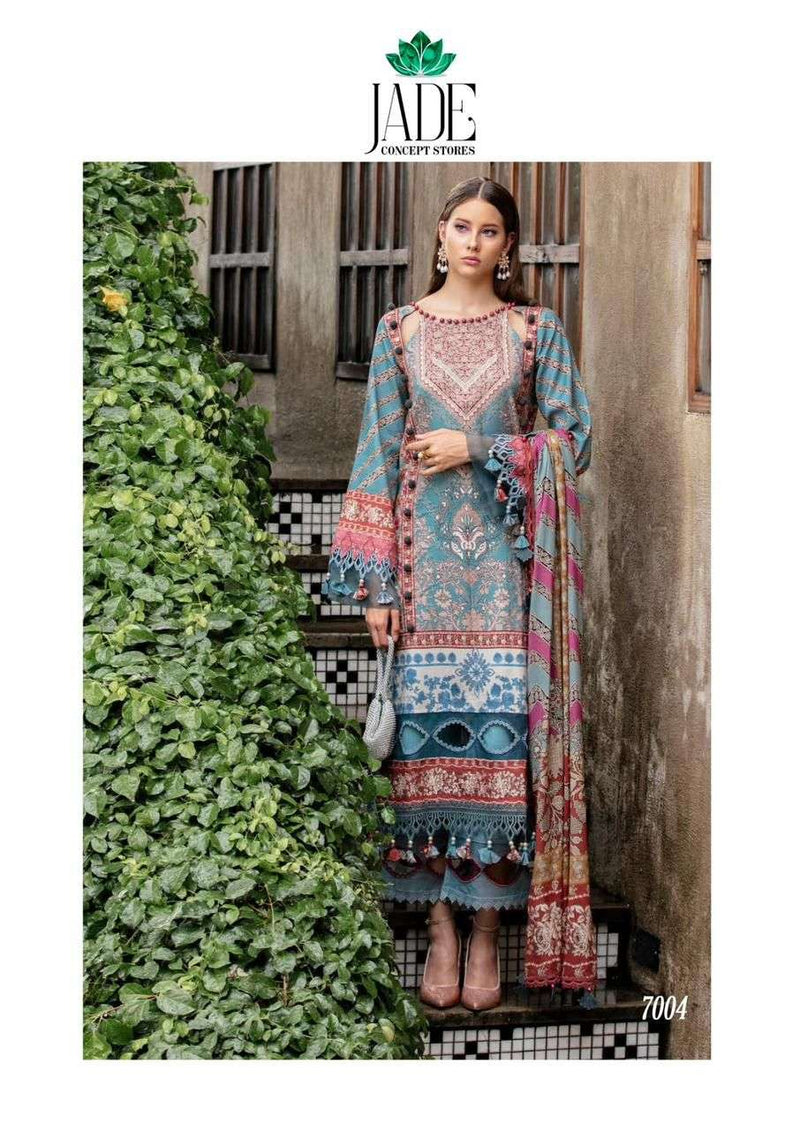 Jade Crimson Exclusive Heavy Lawn Collection Vol 7 Lawn Cotton Karachi Print Salwar Suit