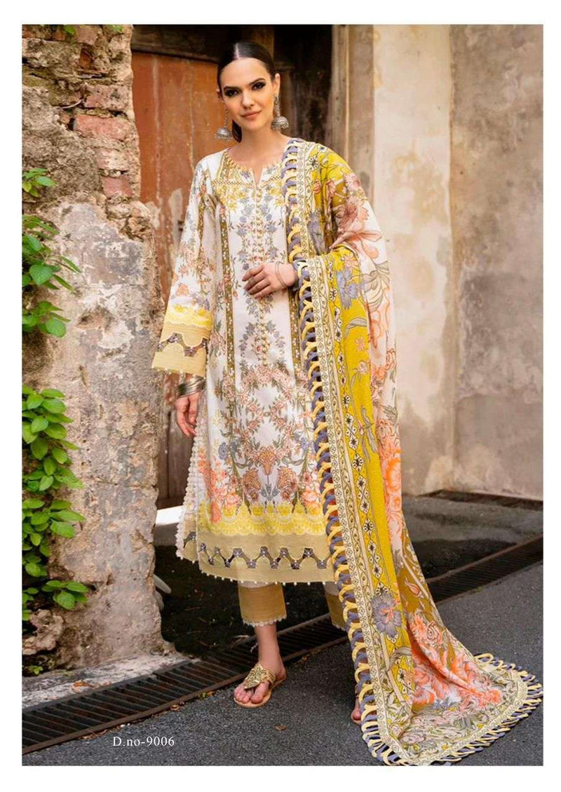 Jade Crimson Exclusive Heavy Lawn Collection Vol 9 Lawn Cotton Fancy Salwar Suit