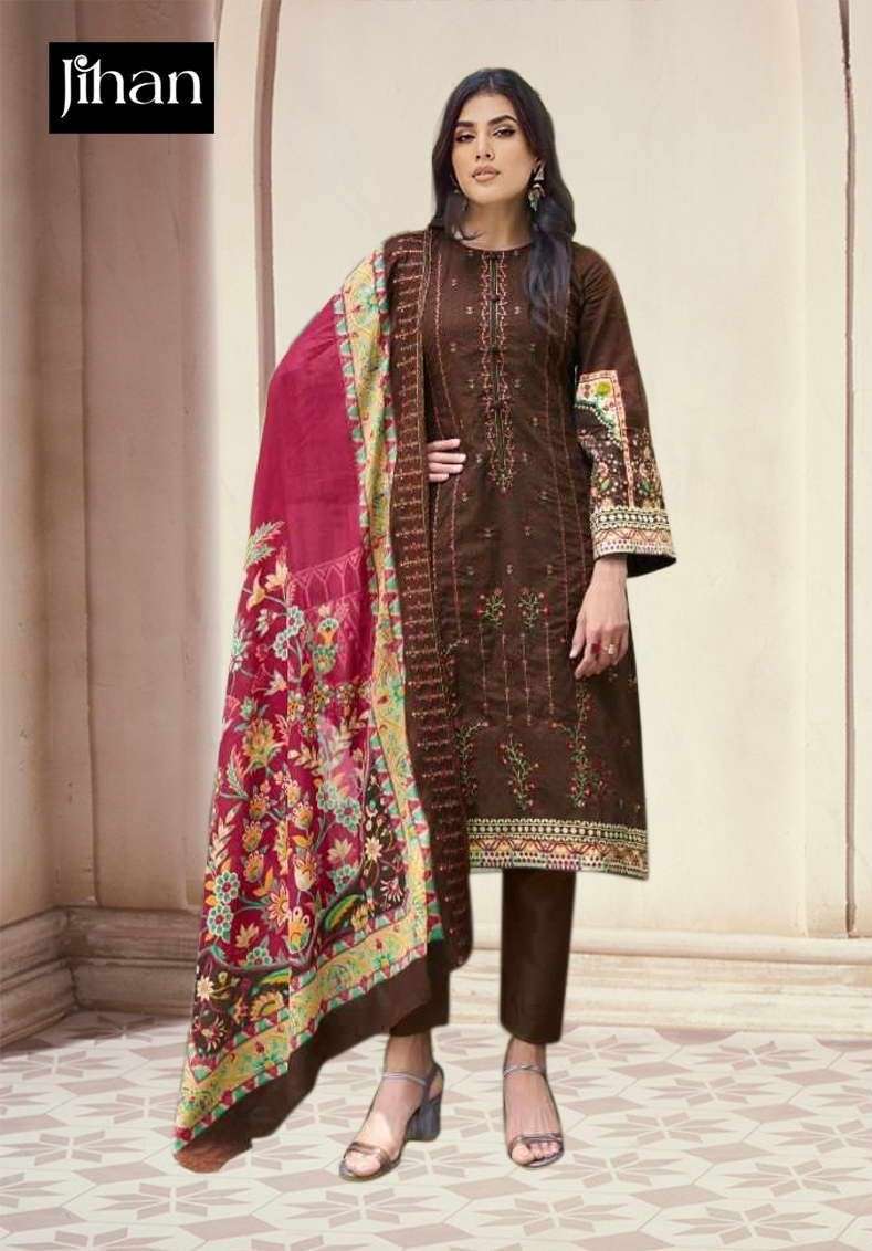 Jihan Lawn Collection Design No 3428 Fancy Suit