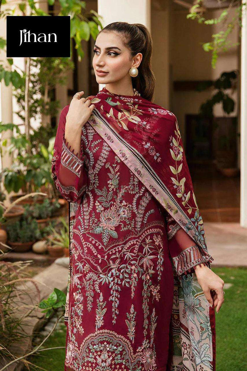 Jihan Riwavat Rayon Collection Design No 3461 Fancy Suit