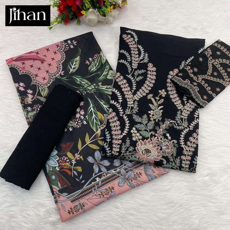 Jihan Riwavat Rayon Collection Design No 3461 Fancy Suit