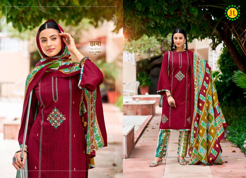 J T Zoya Rayon Embroidery Work Fancy Salwar Kameez