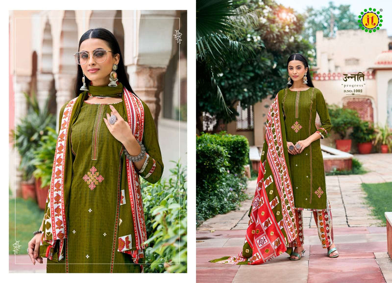 J T Zoya Rayon Embroidery Work Fancy Salwar Kameez