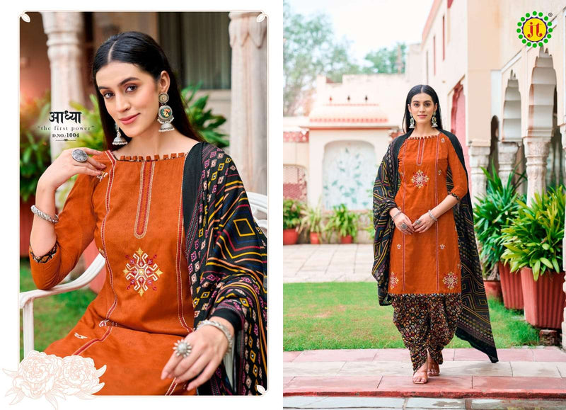 J T Zoya Rayon Embroidery Work Fancy Salwar Kameez