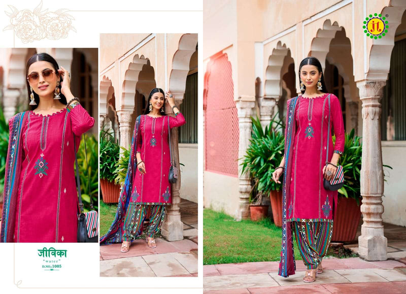 J T Zoya Rayon Embroidery Work Fancy Salwar Kameez