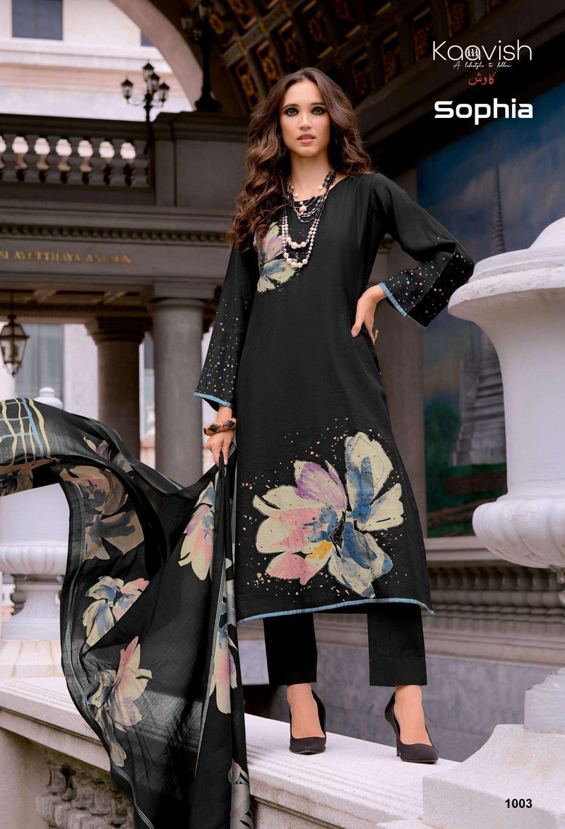 Kaavish Sophia Viscose Musline Digital Foil Print Fancy Salwar Kameez