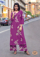 Kadlee Heer Vol 2 Women’s Stylish Rayon Co-ord/Kurti Set