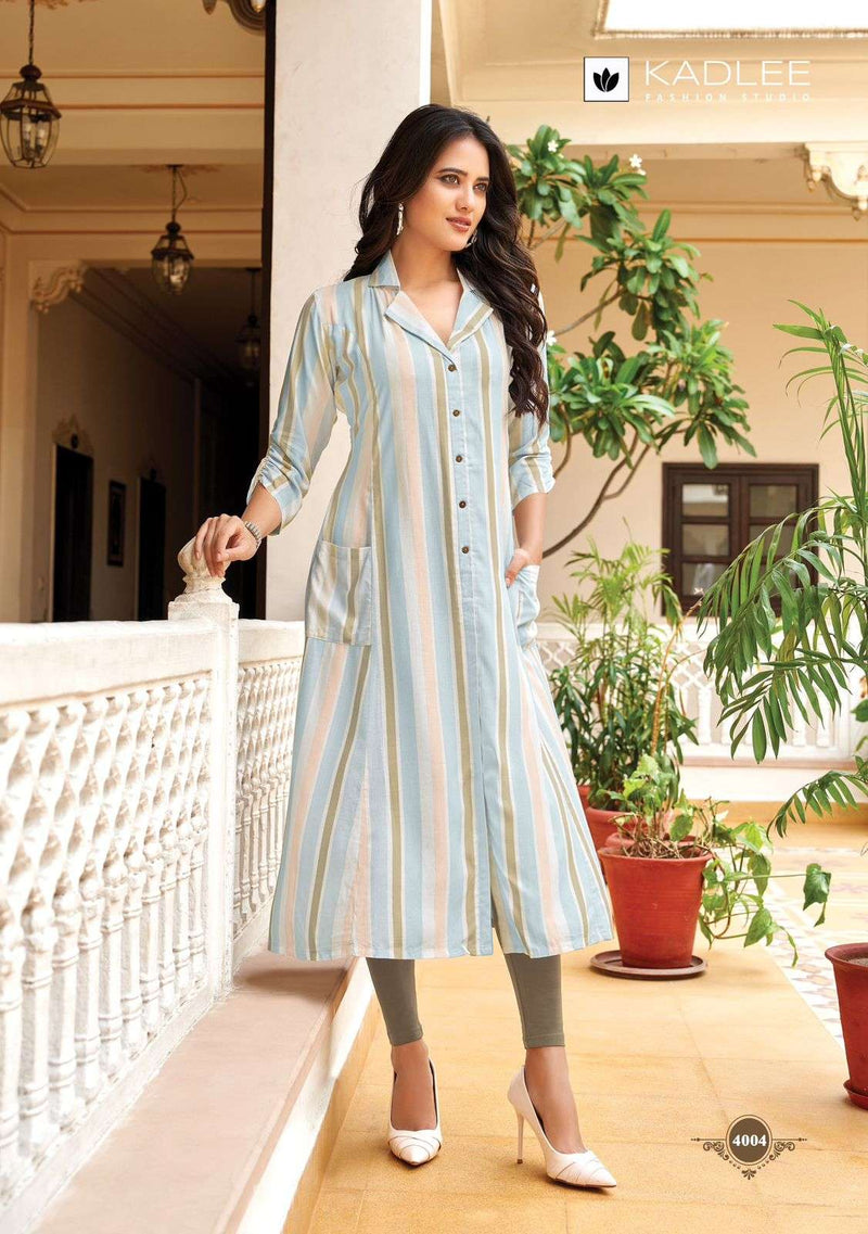 Kadlee Fashion Oraa Rayon Fancy Daily Wear Kurti