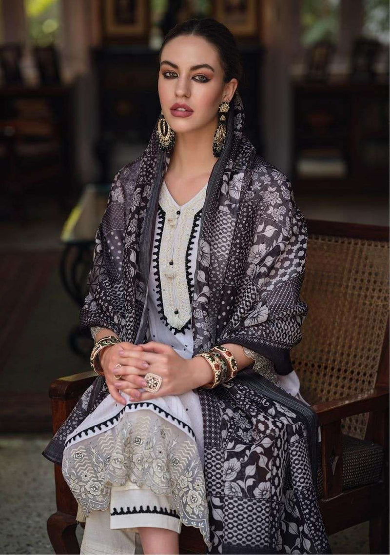 Kailee Fashion Izhaar Fancy 3pcs Set Pakistani Linen Kurti With Pant And Digital Dupatta Catalog