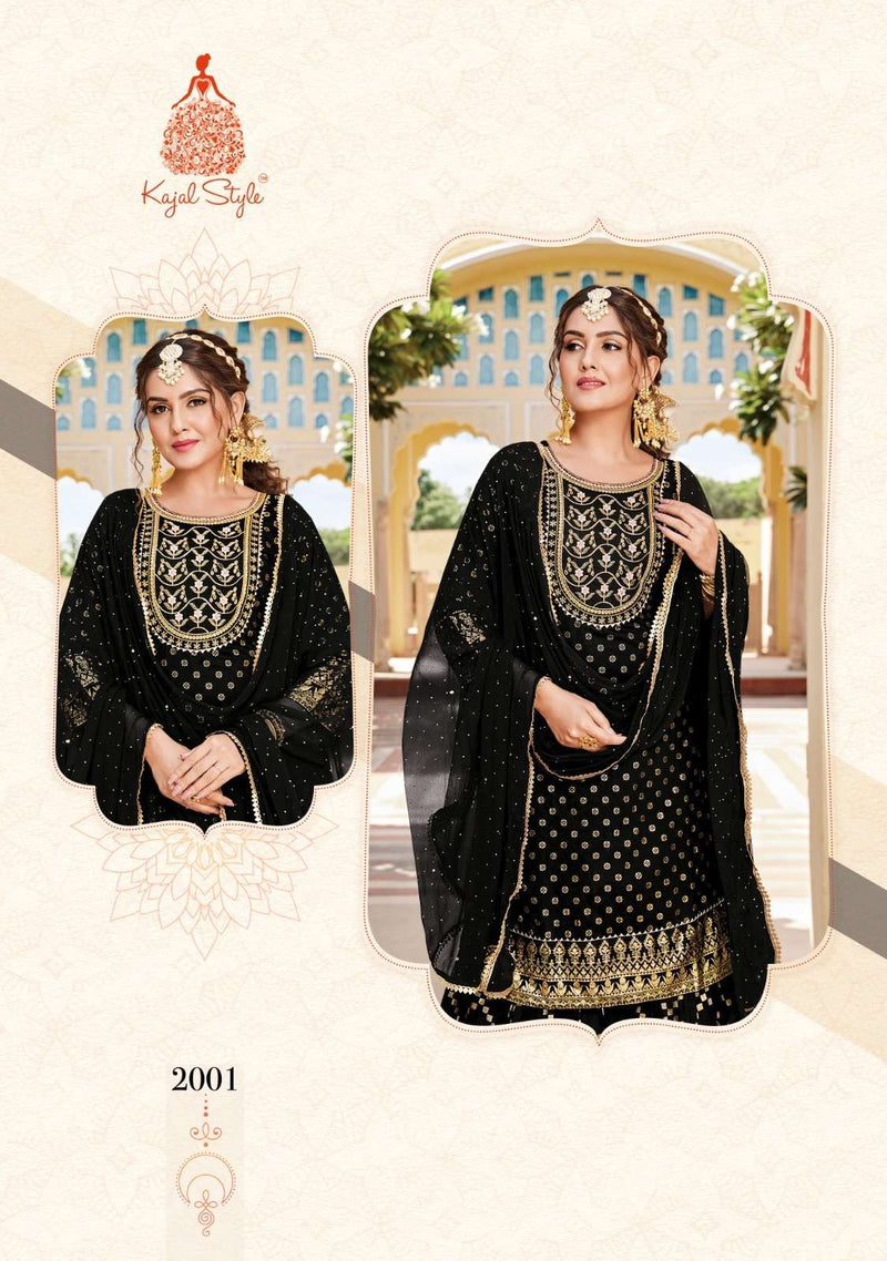 Kajal Maan Vol 2 Readymade Top With Sharara And Dupatta Set