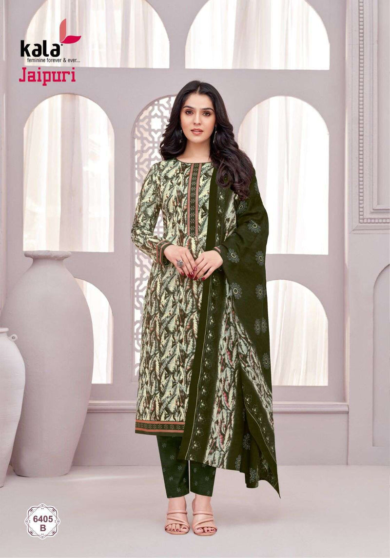 Kala Fashion Jaipuri Vol 6 Cotton Daily Wear Salwar Suit