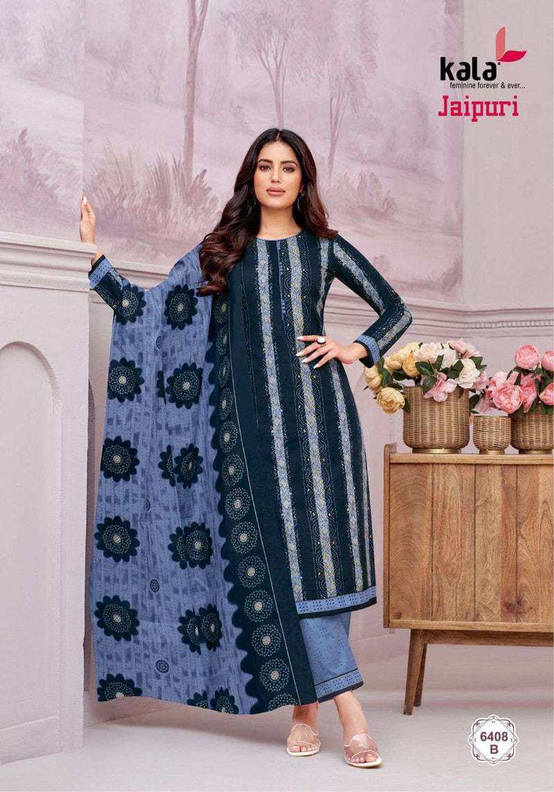 Kala Fashion Jaipuri Vol 6 Cotton Daily Wear Salwar Suit