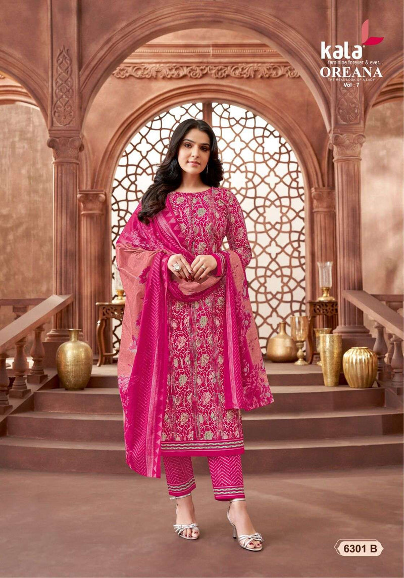 Kala Fashion Oreana Vol 7 Cotton Fancy Salwar Kameez