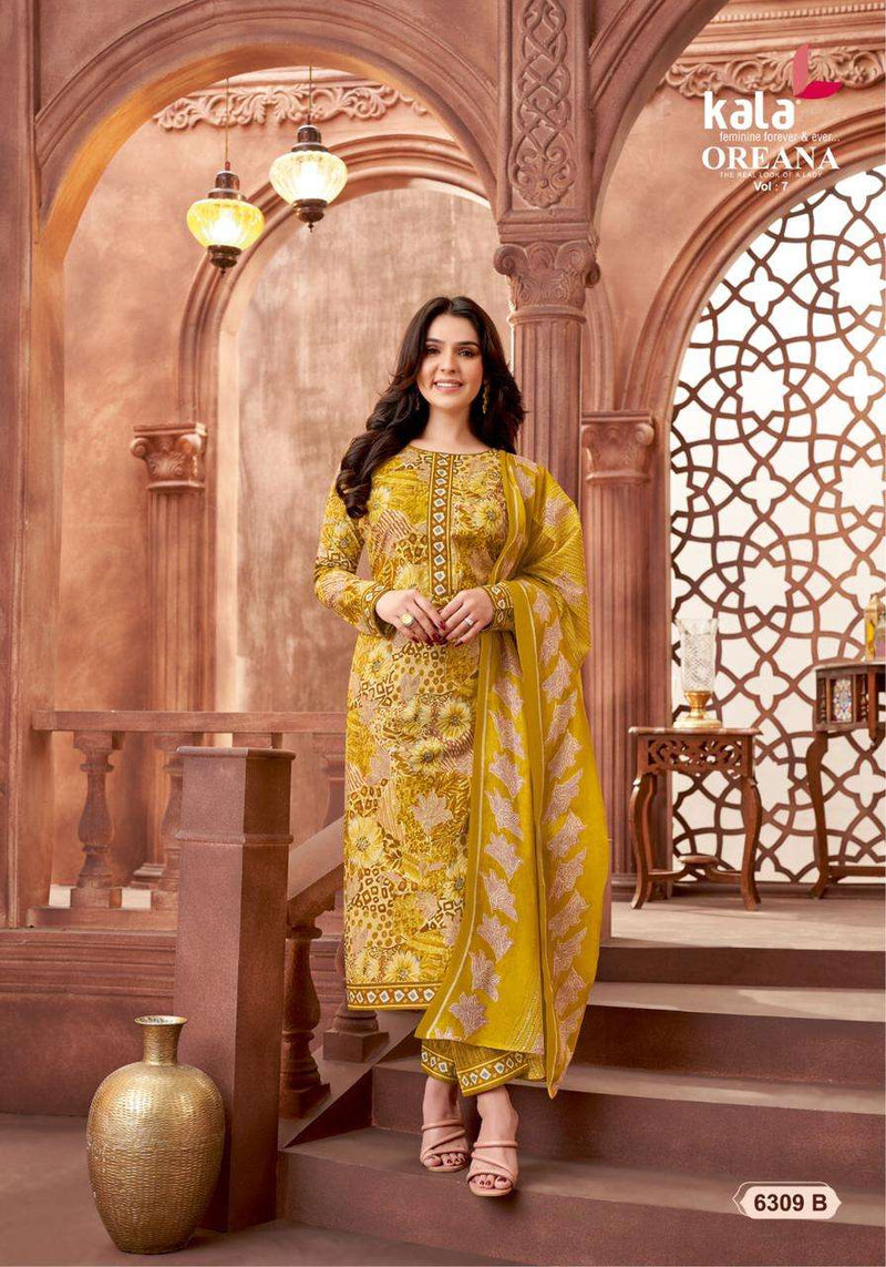 Kala Fashion Oreana Vol 7 Cotton Fancy Salwar Kameez