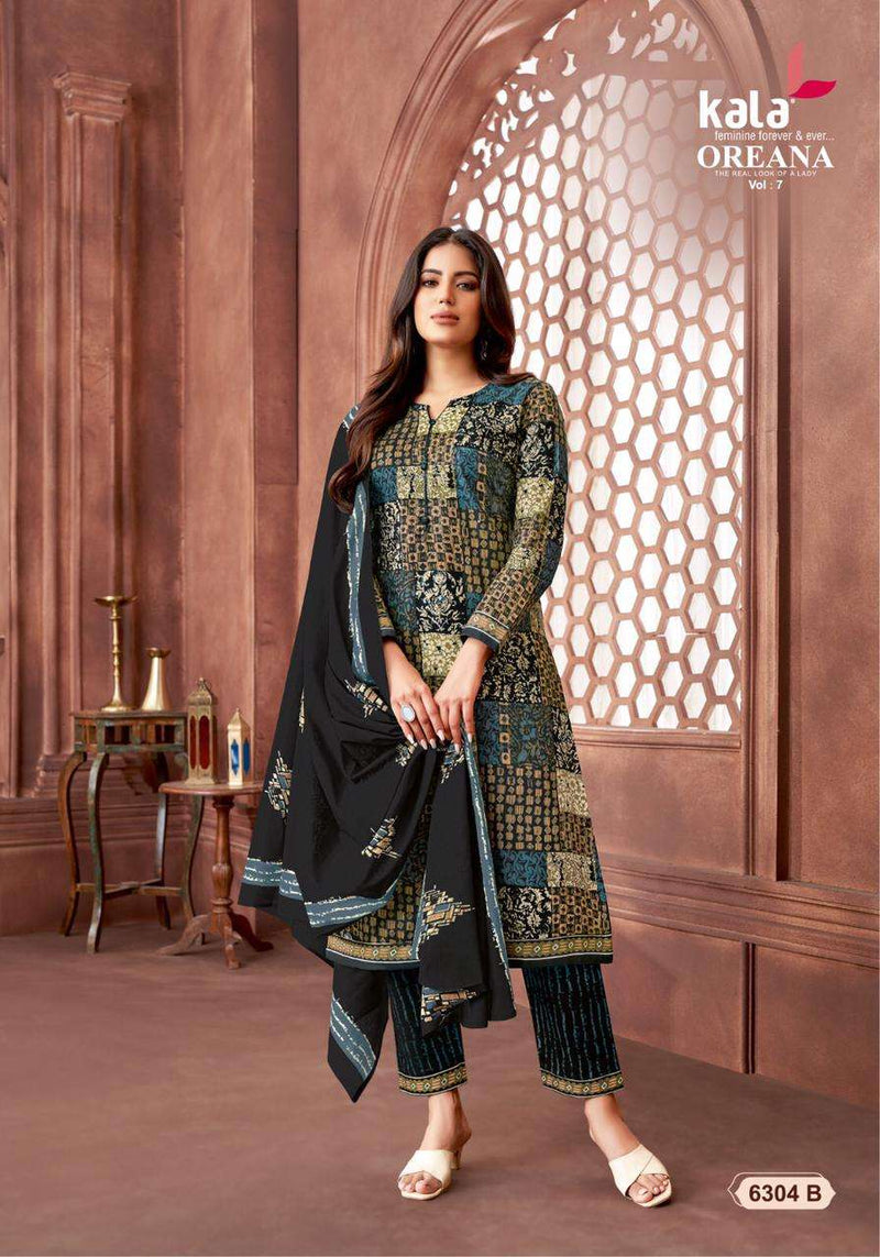 Kala Fashion Oreana Vol 7 Cotton Fancy Salwar Kameez