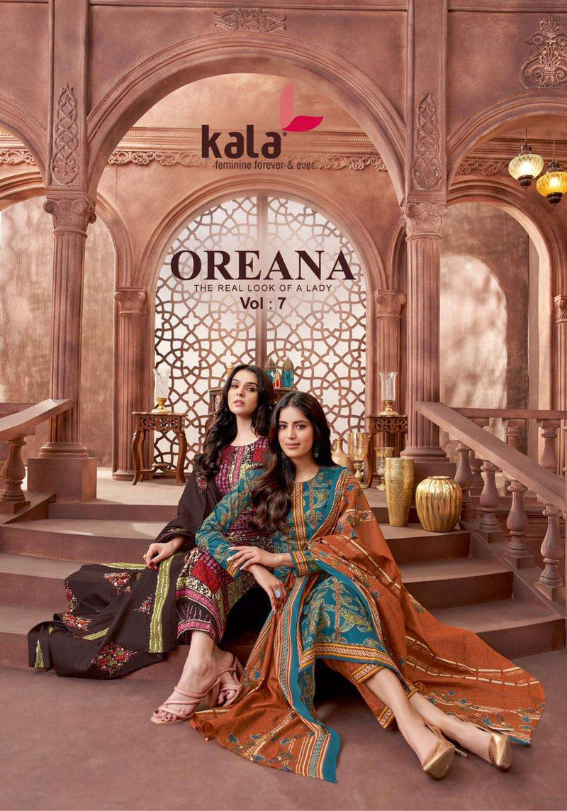 Kala Fashion Oreana Vol 7 Cotton Fancy Salwar Kameez