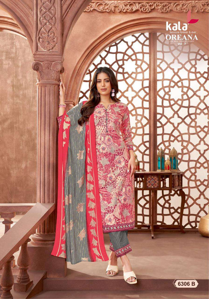 Kala Fashion Oreana Vol 7 Cotton Fancy Salwar Kameez