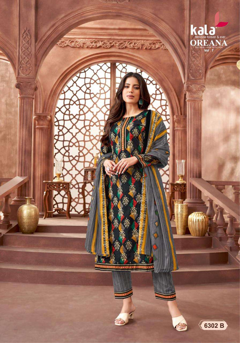 Kala Fashion Oreana Vol 7 Cotton Fancy Salwar Kameez