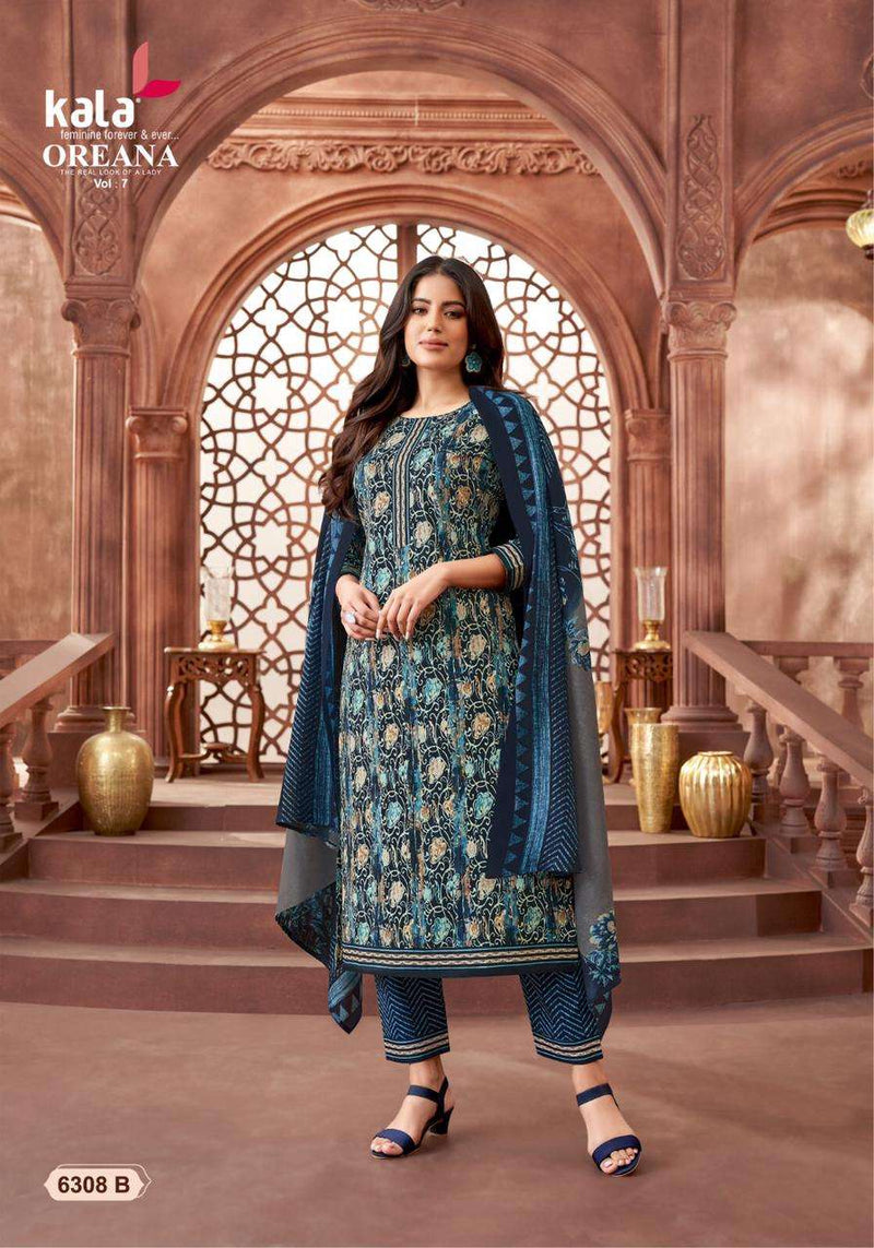 Kala Fashion Oreana Vol 7 Cotton Fancy Salwar Kameez