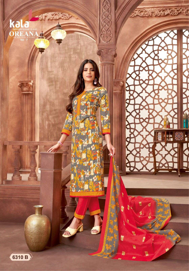 Kala Fashion Oreana Vol 7 Cotton Fancy Salwar Kameez