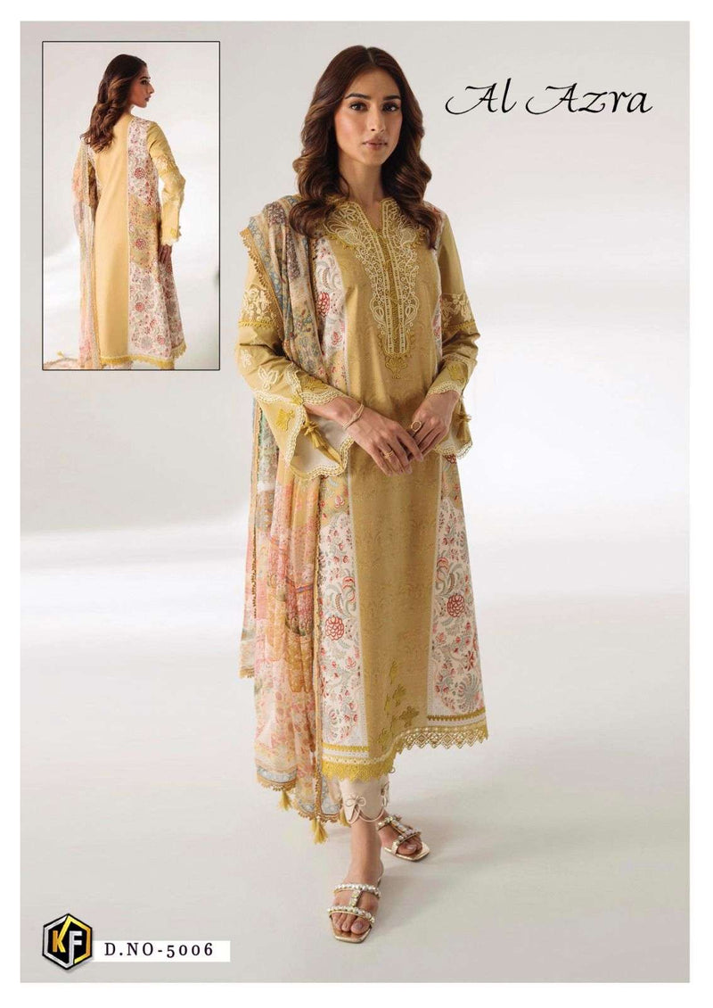 Keval Fab Al Azara Vol 5 Cotton Print Fancy Salwar Suit