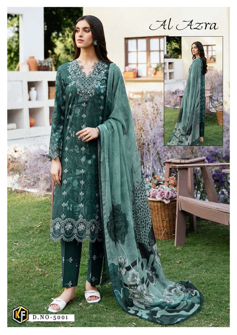 Keval Fab Al Azara Vol 5 Cotton Print Fancy Salwar Suit