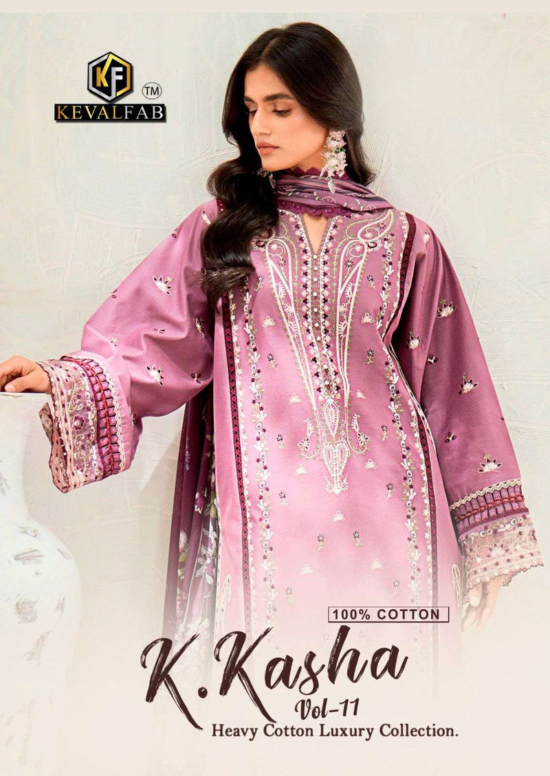 Keval Fab K Kasha Vol 11 Cotton Printed Daily Wear Salwar Suit