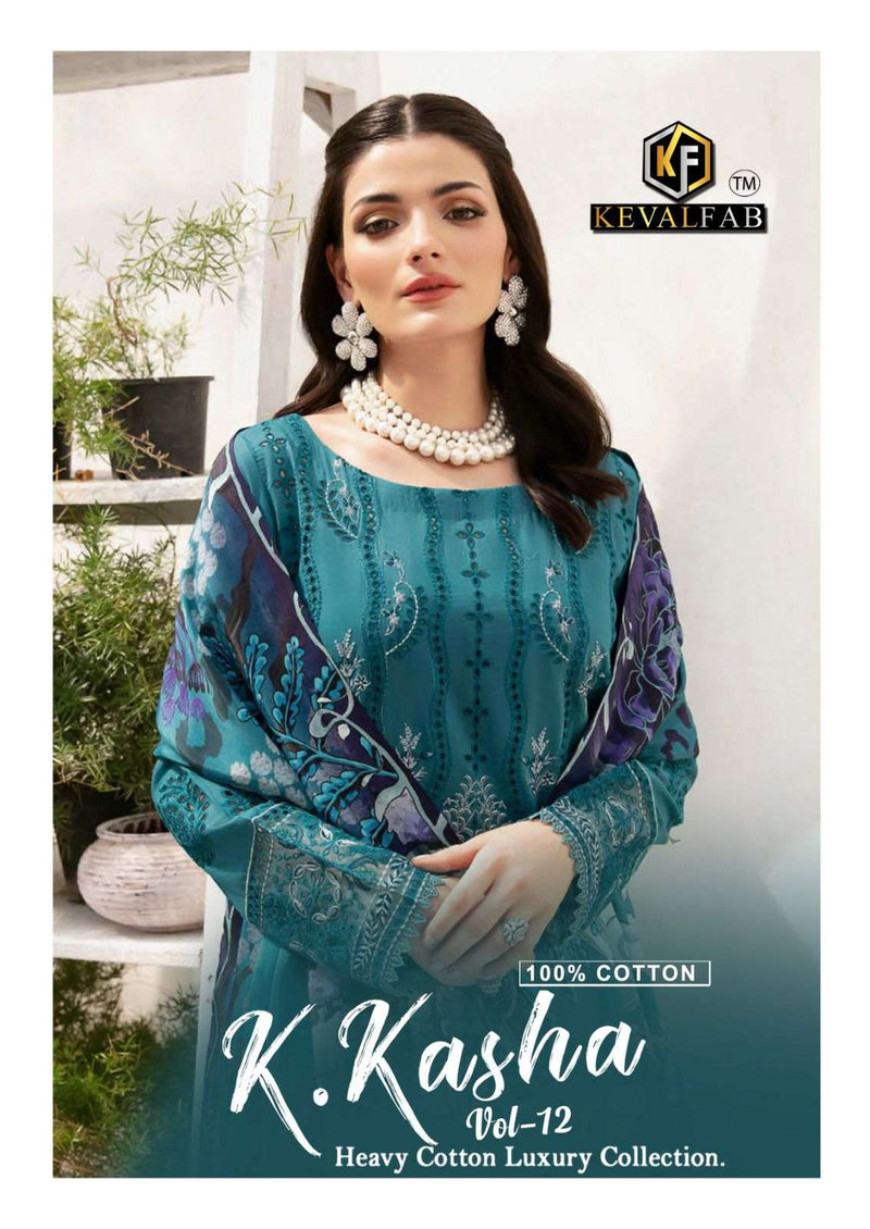 Keval Fab K Kasha Vol 12 Cotton Print Daily Wear Salwar Suit