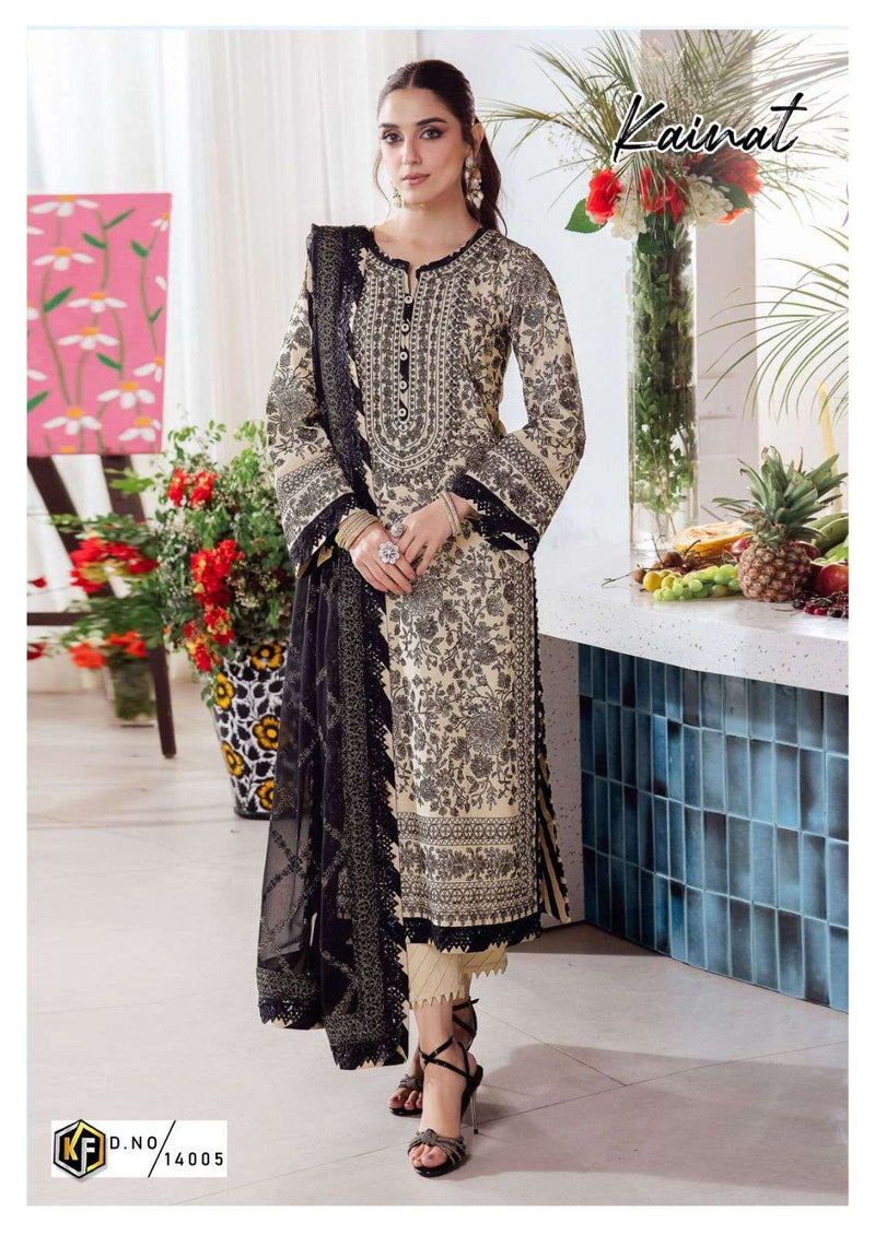 Keval Fab Kainat Vol 14 Lawn Cotton Print Daily Wear Salwar Kameez