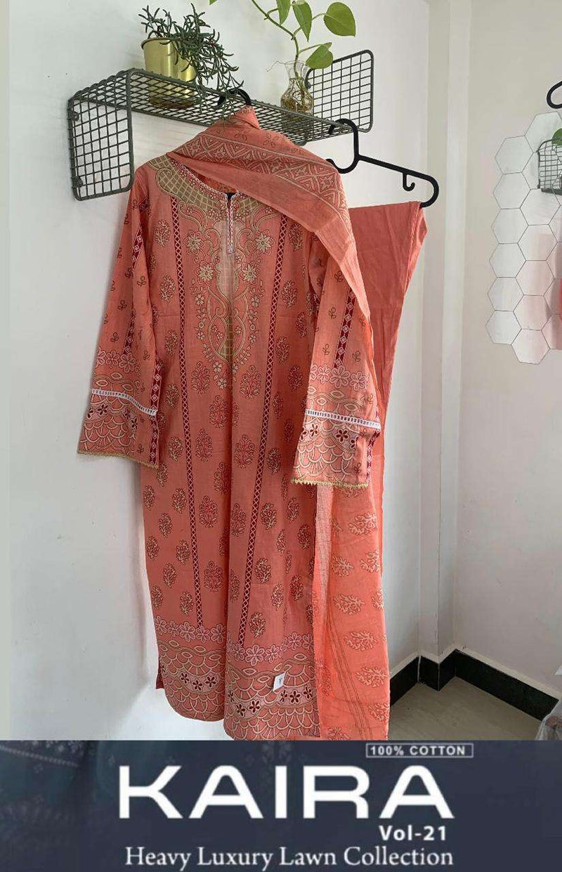 Keval Fab Kaira Vol 21 Ready Made Collection Cotton Daily Wear Suit