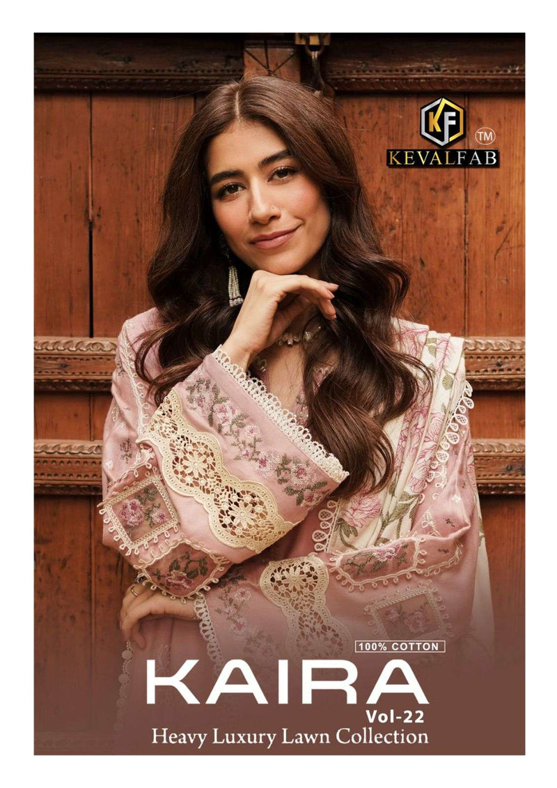 Keval Fab Kaira Vol 22 Lawn Cotton Fancy Salwar Suit