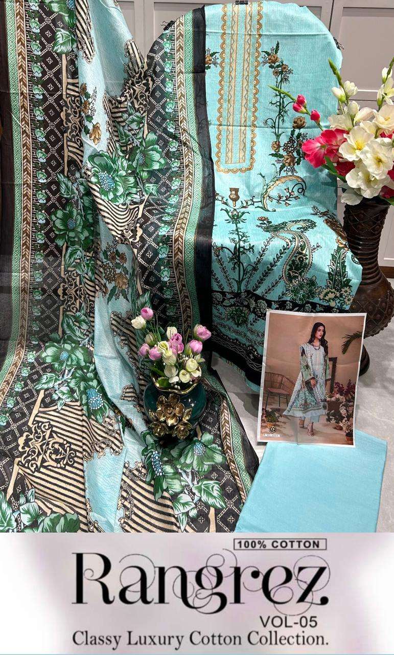 Keval Fab Rangrez Vol 5 Cotton Digital Print Salwar Suit For Dailywear