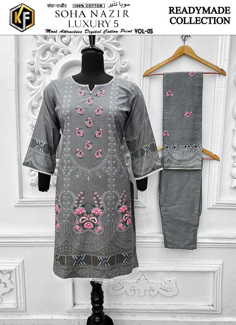 Keval Fab Soha Nazir Vol 5 Ready Made Cotton Collection