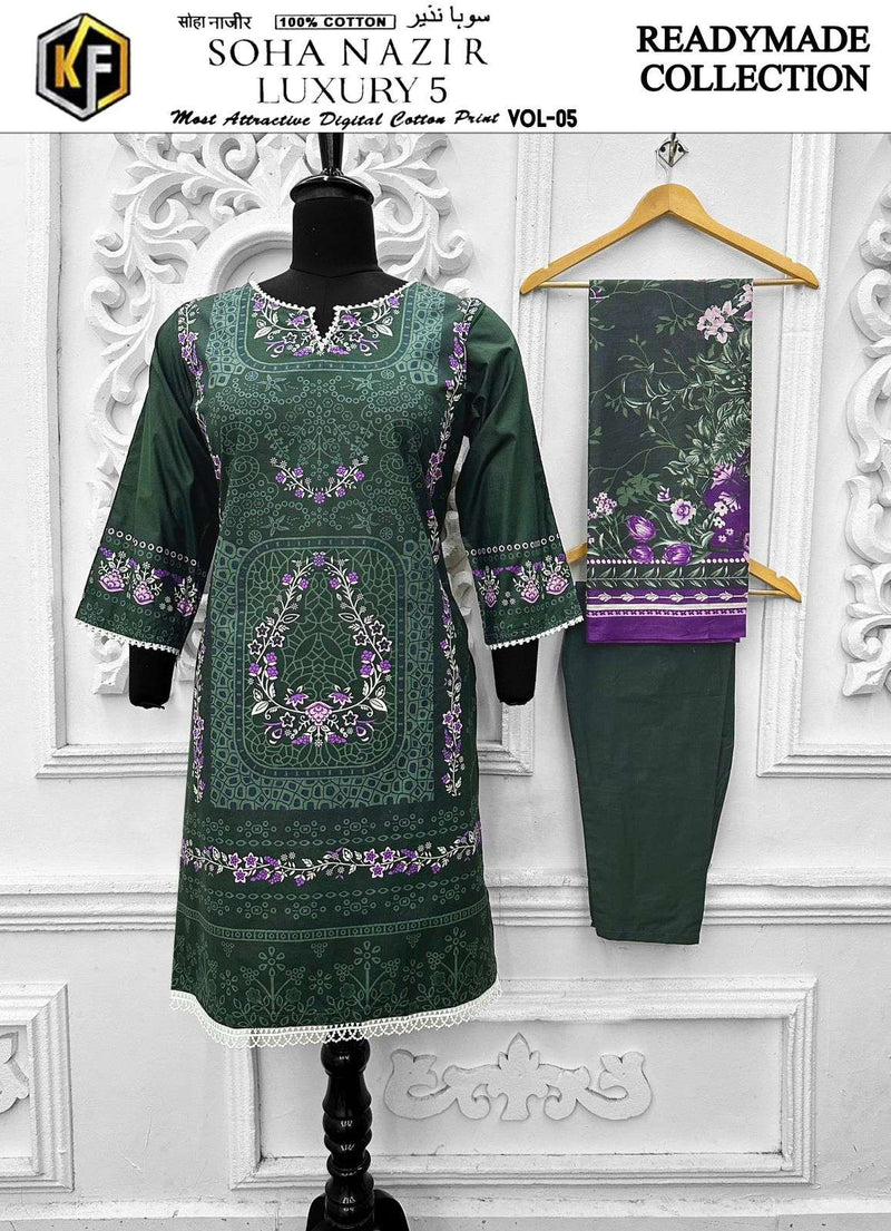 Keval Fab Soha Nazir Vol 5 Ready Made Cotton Collection